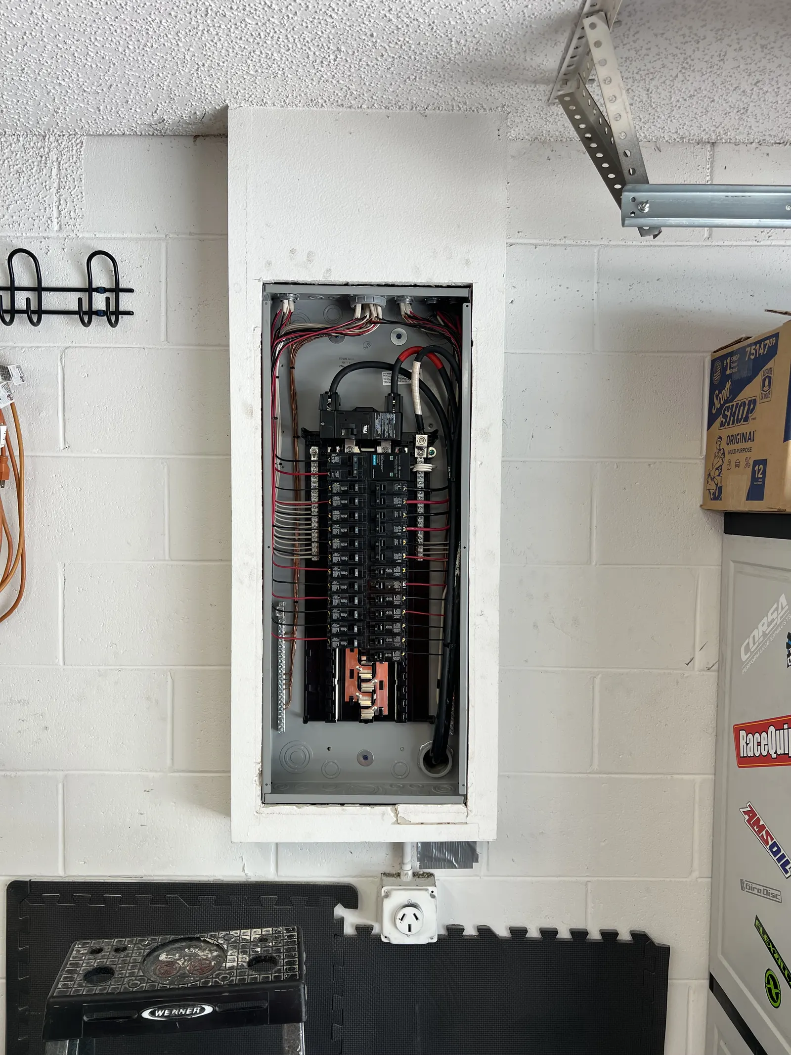 Residential electrical panel in Melbourne, FL ready for upgrade assessment