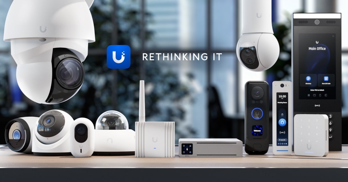 Network cameras, access points, and connected infrastructure equipment for residential and commercial projects